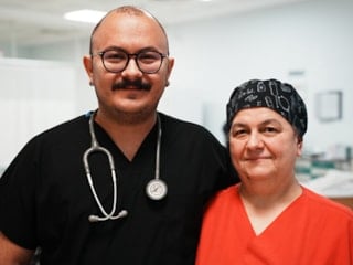 Çanakkale'de acil serviste anne-oğul mesaisi