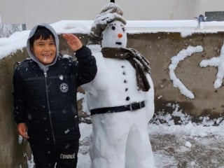 Diyarbakır’ın en güzel kardan adamları yarıştı