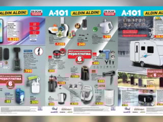 A101’e çekme karavan geliyor… İşte A101 29 Ocak Aktüel Katalog