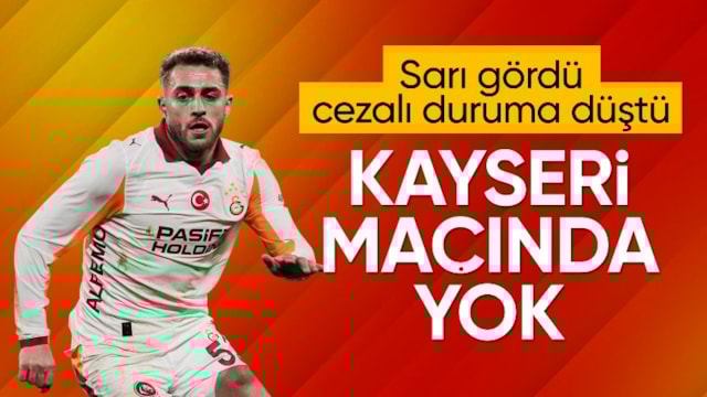 Galatasaray'a Barış Alper Yılmaz'dan kötü haber