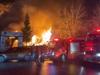 Diyarbakır’da kafede yangın