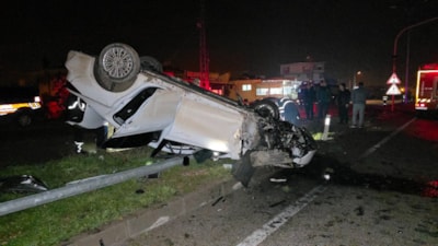 Hatay'da feci kaza: 1 yaşındaki bebek öldü, anne ve baba yaralı