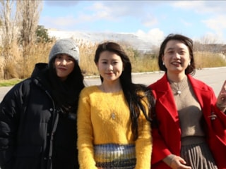 Çinli turistlerin gözdesi Pamukkale