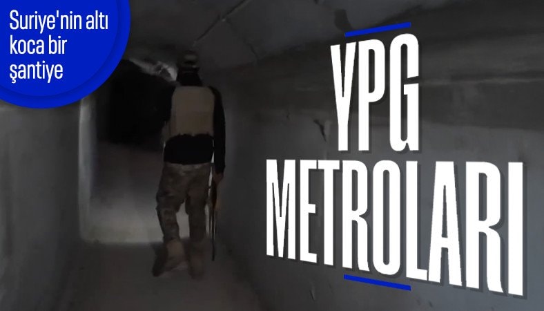 PKK/YPG'nin Rakka'da kazdığı tüneller