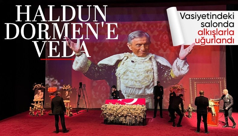 Haldun Dormen'e veda: Dakikalarca ayakta alkışlandı