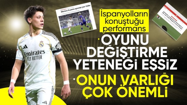 İspanyol basını Arda Güler'e övgüler yağdırdı: Oyunu değiştirme yeteneği eşsiz...