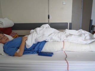 Samsun'da 11 yaşındaki çocuğa kayak yaparken çarpıp kaçtılar