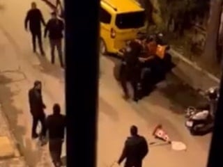 Antalya'da bıçaklı ve zincirli kavga kamerada: 7 gözaltı