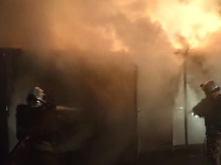 Hatay’da konteyner yangını