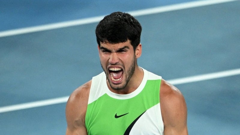 Avustralya Açık'ta Carlos Alcaraz ve Elina Svitolina yarı finale kaldı