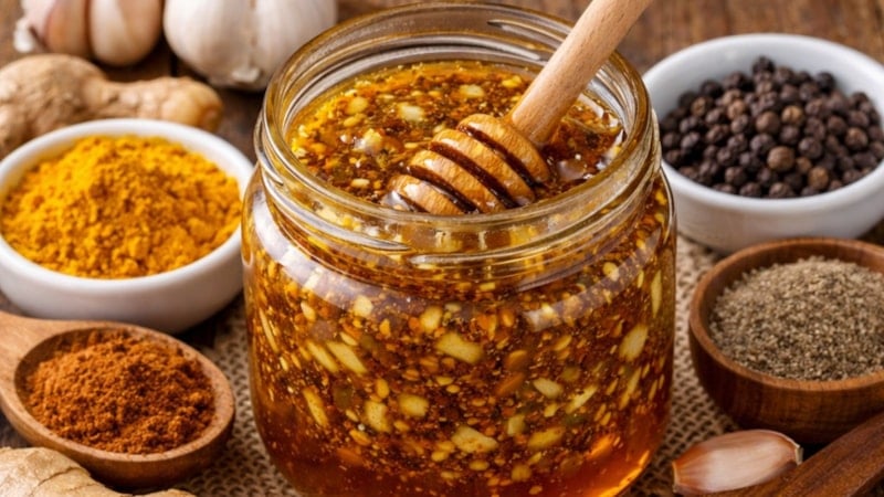 5 baharatlı öksürük reçetesi: Sadece balla karıştırın...