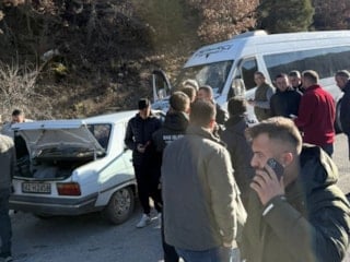 Konya'da kontrolden çıkan otomobil can aldı: Kaza anı kamerada