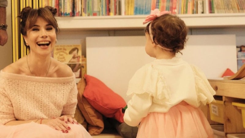 Songül Öden'in kızı 2 yaşında! Sone Larin'li kareler geldi