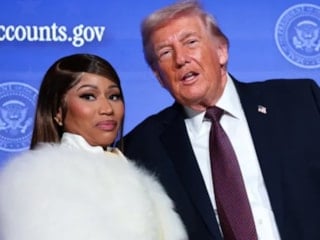 Nicki Minaj, Donald Trump'ın basın toplantısına katıldı: Bir numaralı hayranıyım