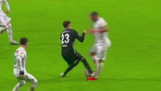 Beşiktaş'ta yeni transfer Kristjan Asllani kırmızı gördü