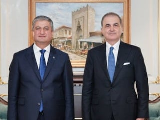 Ömer Çelik, Adana Valisi Mustafa Yavuz'u ziyaret etti