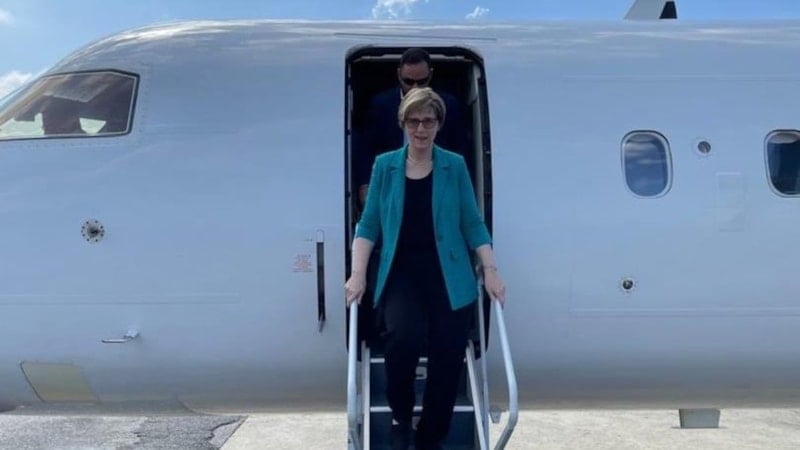 ABD'nin Venezuela Büyükelçisi, Karakas'a ulaştı