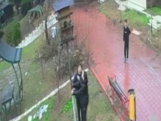 Adana'da 4 çocuk parktaki kuş yuvasını parçaladı