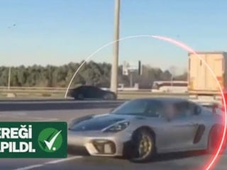 300 kilometrenin üzerinde hız yapan sürücü için "gereği yapıldı"