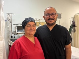 Çanakkale'de anne-oğul aynı hastanede hayat kurtarıyor