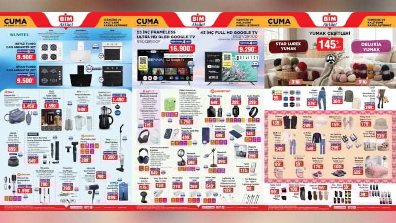 İçerik üretenlere müjde: BİM’e yaka mikrofonu, selfie ışığı, tripod geliyor…