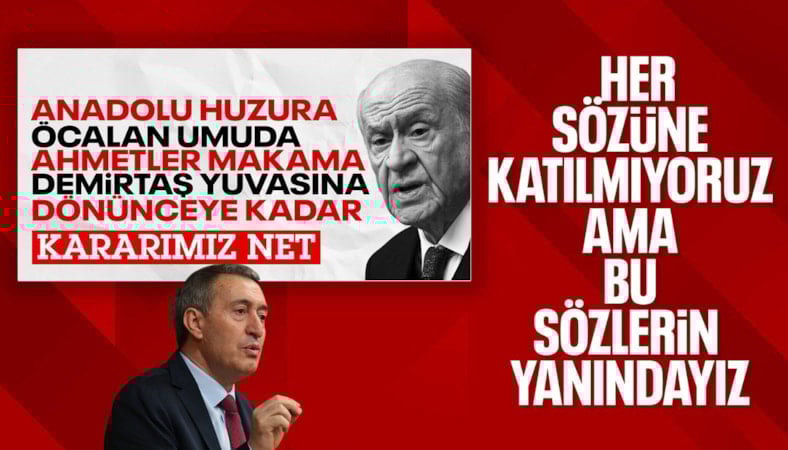 Tuncer Bakırhan: Bahçeli'nin sözlerinin yanındayız