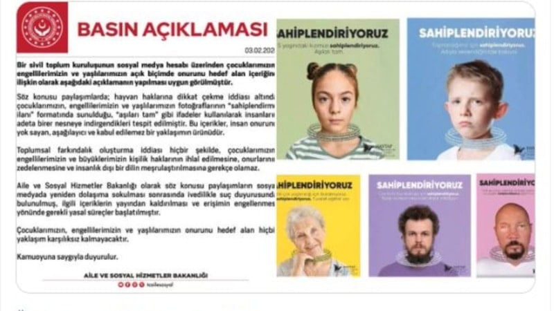 Çocuk ve engellilerin kullanıldığı 'hayvan hakkı' paylaşımlarına suç duyurusu