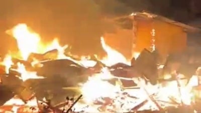 Hatay'da emekli polis yanan evde can verdi