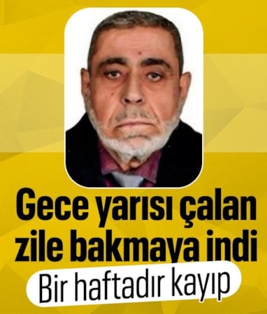 Bursa'da emekli polis, gece yarısı çalan zilden sonra kayboldu