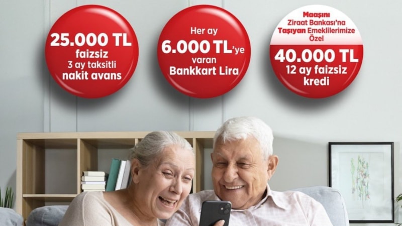 Ziraat Bankası'ndan kredi çıktı: Emekliye faizsiz 40.000 TL...