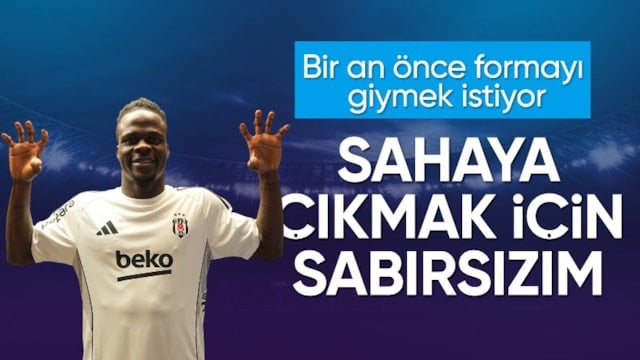 Junior Olaitan: Sahaya çıkmak için sabırsızlanıyorum