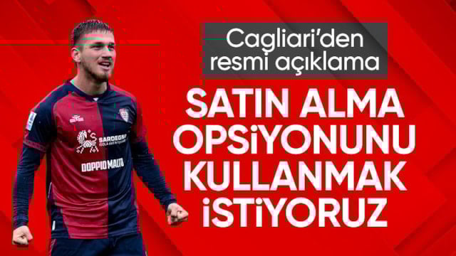 Cagliari: Semih'in satın alma opsiyonunu kullanmak istiyoruz