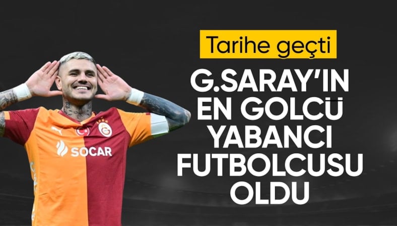 Mauro Icardi, Galatasaray tarihine geçmeyi başardı