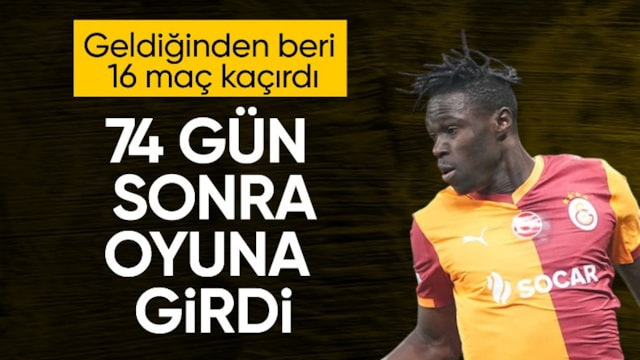 Wilfrid Singo 74 gün sonra döndü