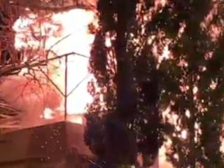 Adana'da ev yangını