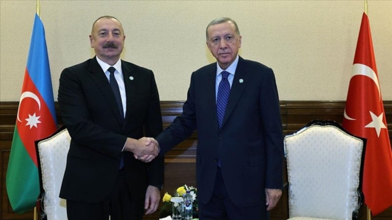 Azerbaycan Cumhurbaşkanı Aliyev'den, Cumhurbaşkanı Erdoğan'a mesaj