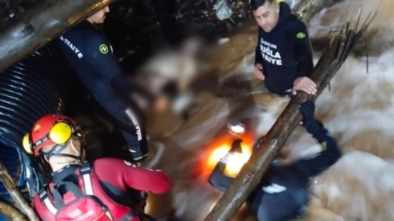 Muğla'da sele kapılan otomobil sürücü ölü bulundu