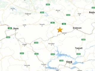 Erzincan'da 4.9 büyüklüğünde deprem