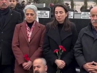 DEM heyeti Adıyaman'da: Mezarlıkta saz çalındı