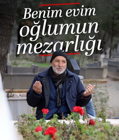 Gaziantep'te depremde oğlunu, gelinini ve torunlarını kaybetti