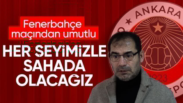 Gençlerbirliği cephesi, Fenerbahçe maçından umutlu