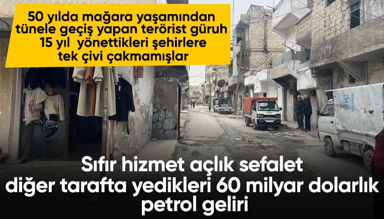 Terör örgütü SDG, Suriye'de 15 yıl boyunca tek bir çivi bile çakmadı