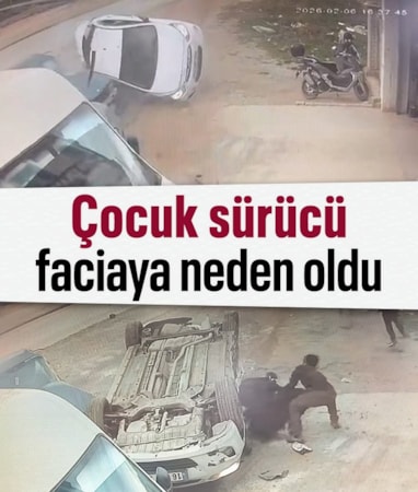 Bursa'da çocuğun kullandığı otomobil park halindeki araçlara çarptı: 8 yaralı