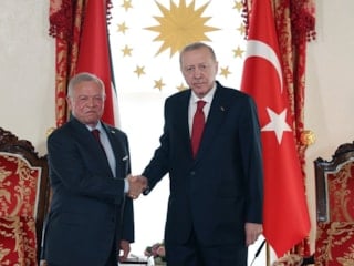 Cumhurbaşkanı Erdoğan, Ürdün Kralı 2. Abdullah ile bir araya geldi