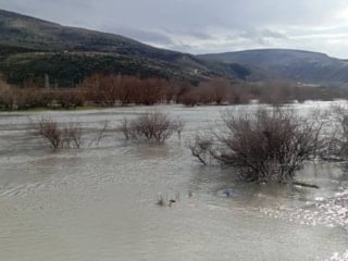 Ankara'da sağanak dereyi taşırdı, tarım arazileri zarar gördü