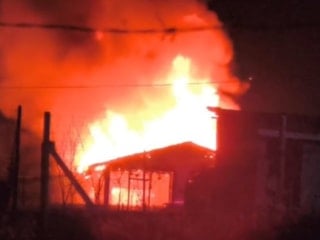 Çorum’da bağ evinde yangın