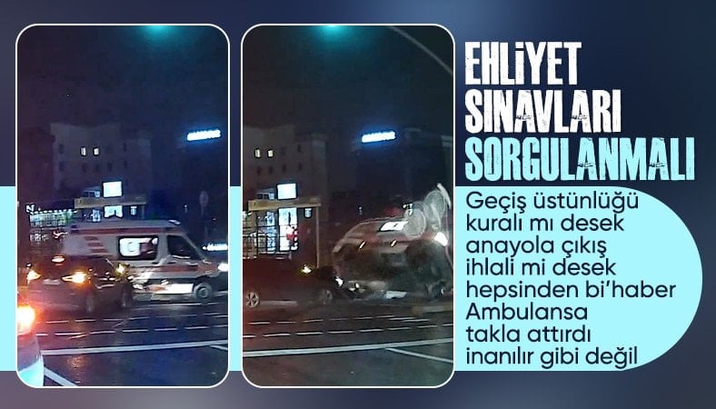 İstanbul'da ambulans ile otomobil çarpıştı: Geçiş üstünlüğü kuralları yeniden gündemde