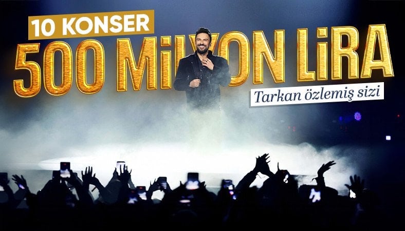 Tarkan'ın İstanbul konserleri sona erdi: Özledim sizi