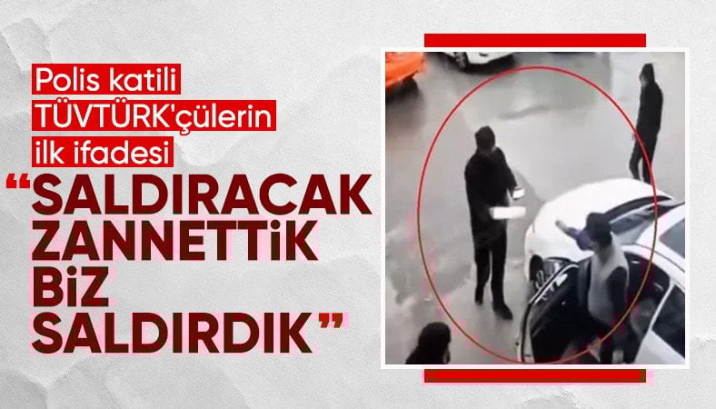 Polis memurunu öldüren şüphelilerin ifadesi ortaya çıktı