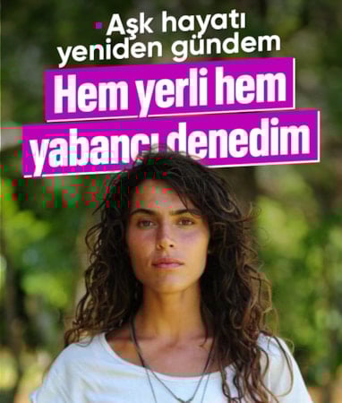 Serenay Aktaş'ın sevgili açıklaması